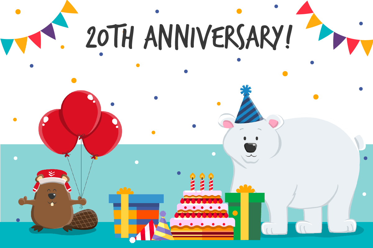 Canadian Web Hosting Celebrates 20th Anniversary