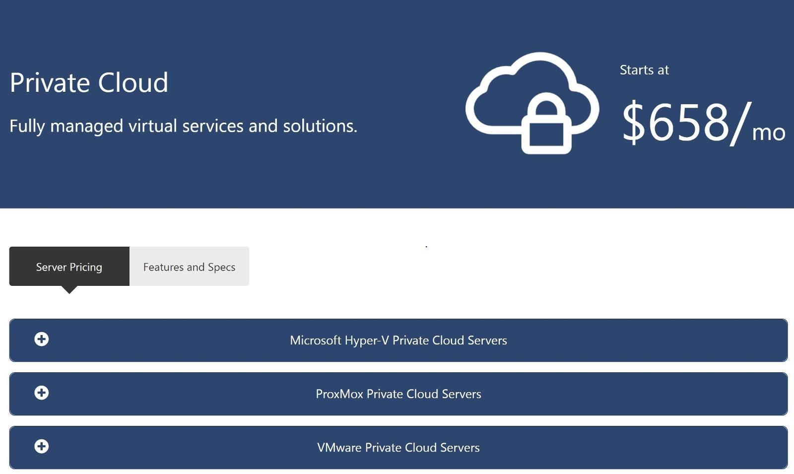 Canadian Web Hosting Expands Private Cloud Services with the Public Availability of SolusVM and Proxmox Private Cloud Hosting Plans